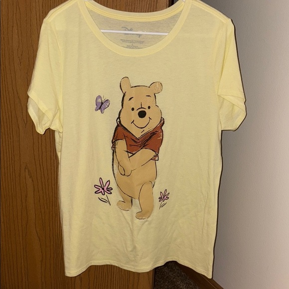 Disney Tops - Disney Winnie the Pooh T-Shirt - Yellow